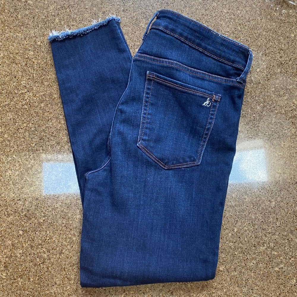 Dark Wash Stiletto Skinny Jeans